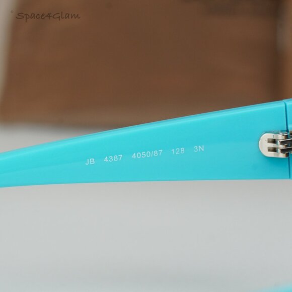 Burberry Girls Sunglasses Yellow Blue Grey Shield JB4387 405087 KIDS BRAND NEW - Picture 5 of 8